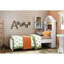 Ver imagem 1 de Cama Infantil Casinha Encantada com Baú - Branco Premium