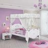 Cama Infantil Princesa Encantada Clean com Dossel e Grade de Proteção - Pura Magia - 1