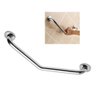 Barra de Apoio Inox Alça 20x20 Angular Segurança Idoso Cadeirante Acessibilidade Vaso Banheiro - 1