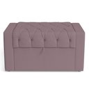 Ver imagem 2 de Cabeceira e Calçadeira Báu Solteiro Atena 90cm Capitonê Veludo Rosê - Desk Design