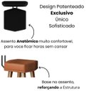 Ver imagem 6 de Banqueta com Encosto Decorativa para Área Gourmet Cozinha Americana Resistente Balcão
