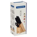 Ver imagem 3 de Jogo de Facas Tramontina Plenus em Aço Inox e Suporte de Madeira 6 Peças