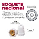 Ver imagem 4 de Cúpula de Abajur 30x20x20cm Tecido Algodão Soquete Nacional Ref 91