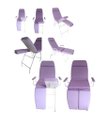 Ver imagem 3 de Kit Maca Podologia Roxa Mocho Exaustor com Luminária Armário 3 Gavetas Brindes Fiscomed Kit Cadeira 