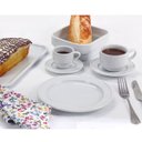 Ver imagem 2 de Jogo 6 Xícaras de Chá com Pires de Porcelana 215ml Classe Única Iguaçu Germer Branco