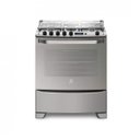 Ver imagem 2 de Fogão 5 Bocas Electrolux 76sas com Timer e Relógio Digital Automático Bivolt