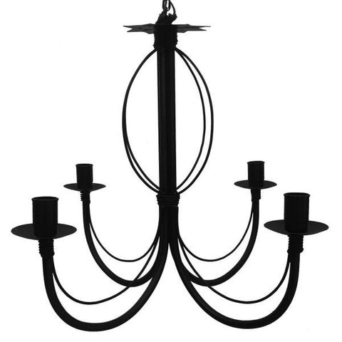 Lustre Rustico Preto Para Sala De Jantar para Iluminação Interna