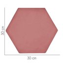Ver imagem 3 de Cabeceira Painel Estofada 140Cm Casal Corino Rose Gold