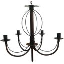 Ver imagem 1 de Luminária Envelhecida para Sala de Jantar com 5 Bocais para Iluminação
