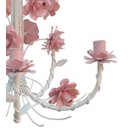 Ver imagem 5 de Luminária Bonita de Ferro para Sala de Estar e Copa com Flores Rustica - Rosa