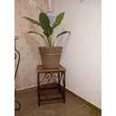 Ver imagem 3 de Mesa de Cabeceira De Ferro E Madeira Decoração para Quarto de Casal Colonial - Azul Turquesa