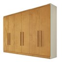Ver imagem 2 de Guarda Roupa Oslo 6 Portas 4 Gavetas Mdf - Mademarcs