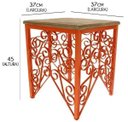 Ver imagem 2 de Mesa de Cabeceira Quarto de Ferro e Madeira de Demolição Rustico Artesanal