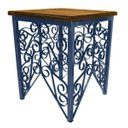 Ver imagem 1 de Mesa de Cabeceira Quarto de Ferro e Madeira de Demolição Rustico Artesanal