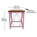 Ver imagem 2 de Mesinha Baixa Moderna para Quarto Infantil Decoração - Rosa