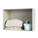 Ver imagem 1 de Maleiro Closet Ponte Solteiro 97cm Prime Plus Legno Crema