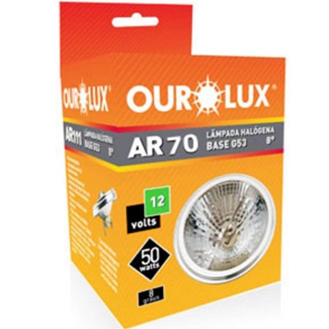 Lâmpada Ar70 12v 50w 8 Gramas 2800k - 01330 - Ourolux