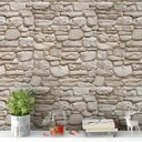 Ver imagem 1 de Papel de Parede Adesivo Vinílico Pedras Brancas Redondas