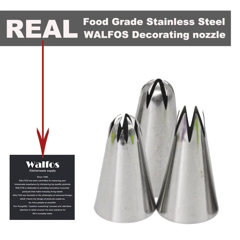 Ver imagem 4 de Bico de Confeiteiro para Cobertura de Bolo Walfos, Tamanho Grande, Dicas de Confeiteiro para Decoraç