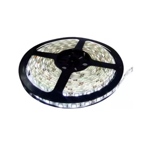 2233 - Fita Led Branco Frio 8w/m - 12v - 120 Leds - 6500k (pacote com 5 Mts)