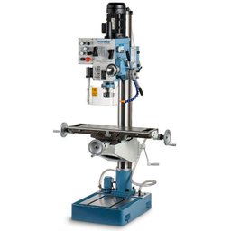 Furadeira Fresadora Engrenada de Coluna, Capac. Ø32-40mm, Facear Ø80mm, Fresar Ø 22mm, (220v-trif - 1