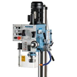 Furadeira Fresadora Engrenada de Coluna, Capac. Ø32-40mm, Facear Ø80mm, Fresar Ø 22mm, (220v-trif - 4