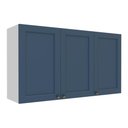 Ver imagem 1 de Armário de Cozinha Americana Aéreo 120cm 3 Portas Multimóveis Cr20489 Branco/azul
