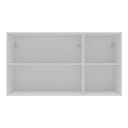 Ver imagem 4 de Armário de Cozinha Americana Aéreo 120cm 3 Portas Multimóveis Cr20489 Branco/azul