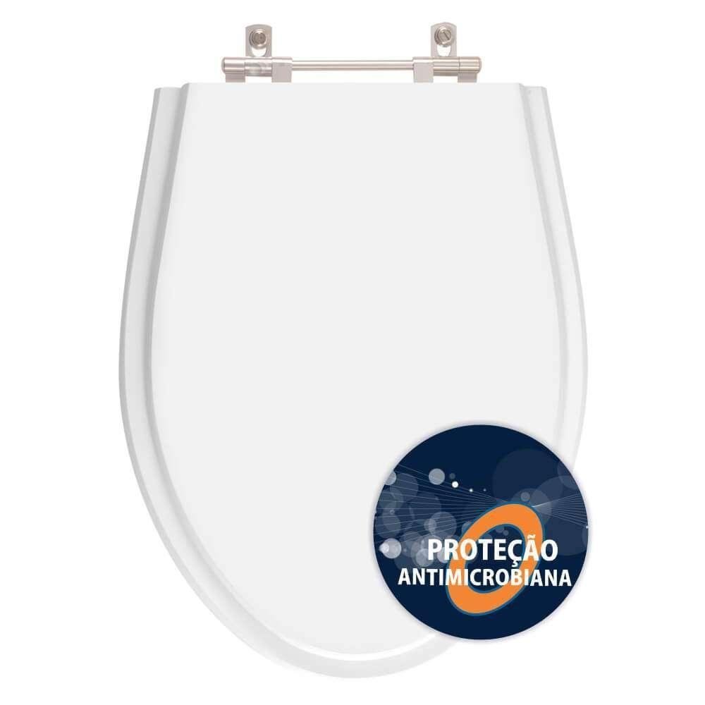 Assento Sanitário Poliester Antimicrobiano Victoria Branco para American Standard - 2