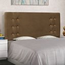 Ver imagem 2 de Cabeceira Estofada Cama Box Casal King Size Monreale 195cm Suede Caramelo - Desk Design