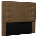 Ver imagem 1 de Cabeceira Estofada Cama Box Casal King Size Monreale 195cm Suede Caramelo - Desk Design