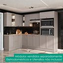 Ver imagem 6 de Paneleiro Duplo Torre Quente 3 Portas 213x70 Cm Unna Gris Poliman