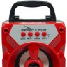 Caixa Som Amplificada Portátil Bluetooth Mp3 Fm USB SD Aux Bateria 6W Rms Grasep D-Bh1064 Vermelha - 4