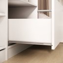 Ver imagem 6 de Cama Juvenil Multifuncional com Closet e 1 Gaveta Luna Branco Espresso Moveis