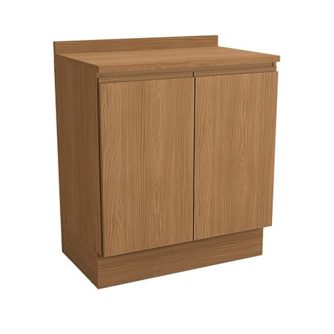 Balcão de Cozinha com Tampo 80 Cm Cb1223 Linha Ciela Kappesberg - Canela