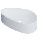 Ver imagem 1 de Cuba de Apoio Gota para Banheiro Lavabo C01 Bg43w Branca Matte Fosca - Lyam