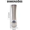 Moedor de Sal e Pimenta Chef Gourmet Aço Inox - 5