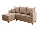 Ver imagem 1 de Sofá com Chaise Ônix Vivaro Decor Linho Bege Dourado