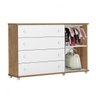 Cômoda Infantil 1 Porta 4 Gavetas Premium Planet Baby - 4