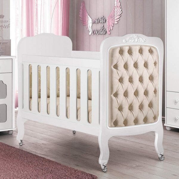 Berço Regulável com Captonê Provence Imperial New Planet Baby - 1