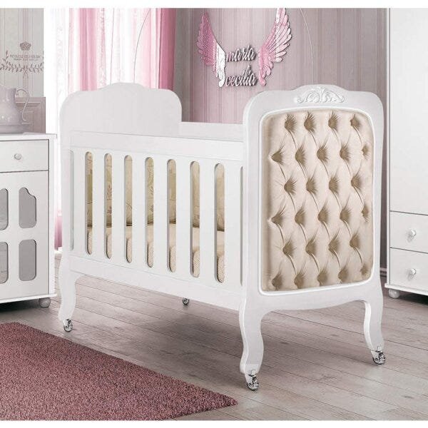 Berço Regulável com Captonê Provence Imperial New Planet Baby - 5