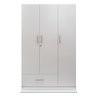 Guarda Roupa Ditália 3 Portas 1 Gaveta Dm-578 Cor:branco - 5