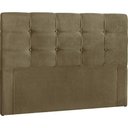 Ver imagem 1 de CABECEIRA BELLASLIN Queen CAMA BOX 160CM SUEDE MARROM TAUPE