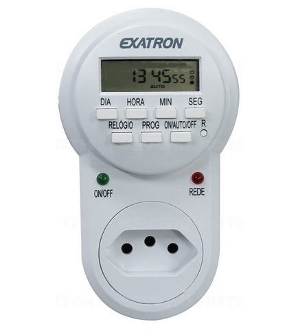Timer Temporizador Digital 18 Programas para Ligar e Desligar Aparelhos - Exatron - 1