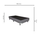 Ver imagem 2 de Base Box Solteiro Ortobom Iso Superpocket 88X188X25