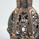 Ver imagem 3 de Lanterna Marroquina Decorativa Metal Rústica 20x10cm