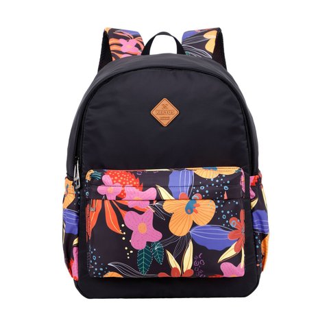 Mochila de Costas Feminina Floral - Xeryus