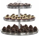 Ver imagem 1 de Suporte Prato Porta Doces Bolo Cupcakes Três Triangulos