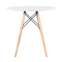 Ver imagem 3 de Conjunto de Mesa Eames 80cm Branco + 4 Cadeiras Eames Eiffel Dsw Branco