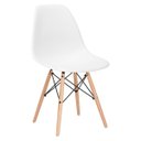 Ver imagem 4 de Conjunto de Mesa Eames 80cm Branco + 4 Cadeiras Eames Eiffel Dsw Branco